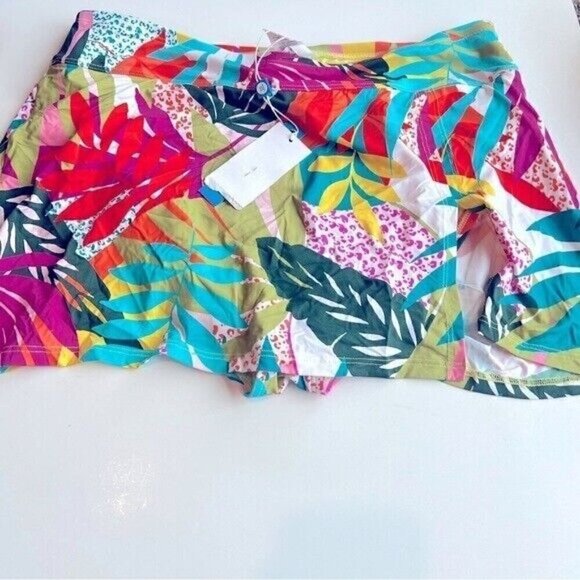 BLEU BY ROD BEATTIE Wild at Heart High-Waist Swim Skirt swimwear, swimsuit 16W - Picture 8 of 16